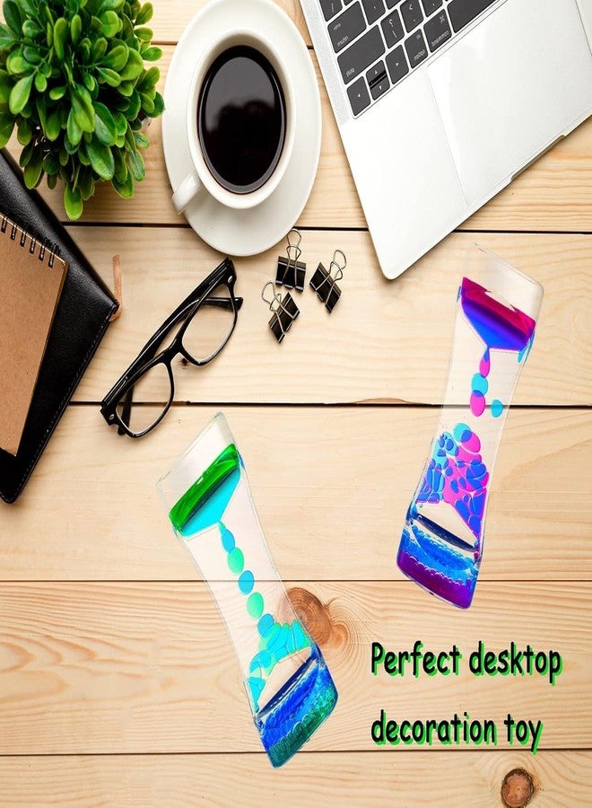 Orbica Liquid Motion Bubbler - Sensory Fidget Toy for Kids & Adults | Calming Colorful Liquid Hourglass for ADHD, Anxiety, Autism | Relaxing Office Desk Decor & Stress Relief Toy (1Pcs) - Image 4